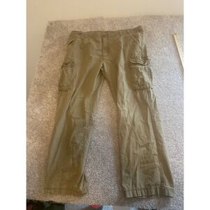 G.H. Bass Co Pants Men's 40x32 Work Cargo Canvas Straight Casual Outdoor Read‎